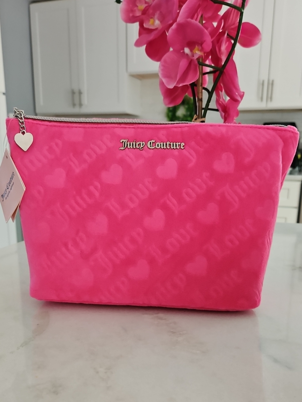 Juicy Couture Plush Pink Pouch